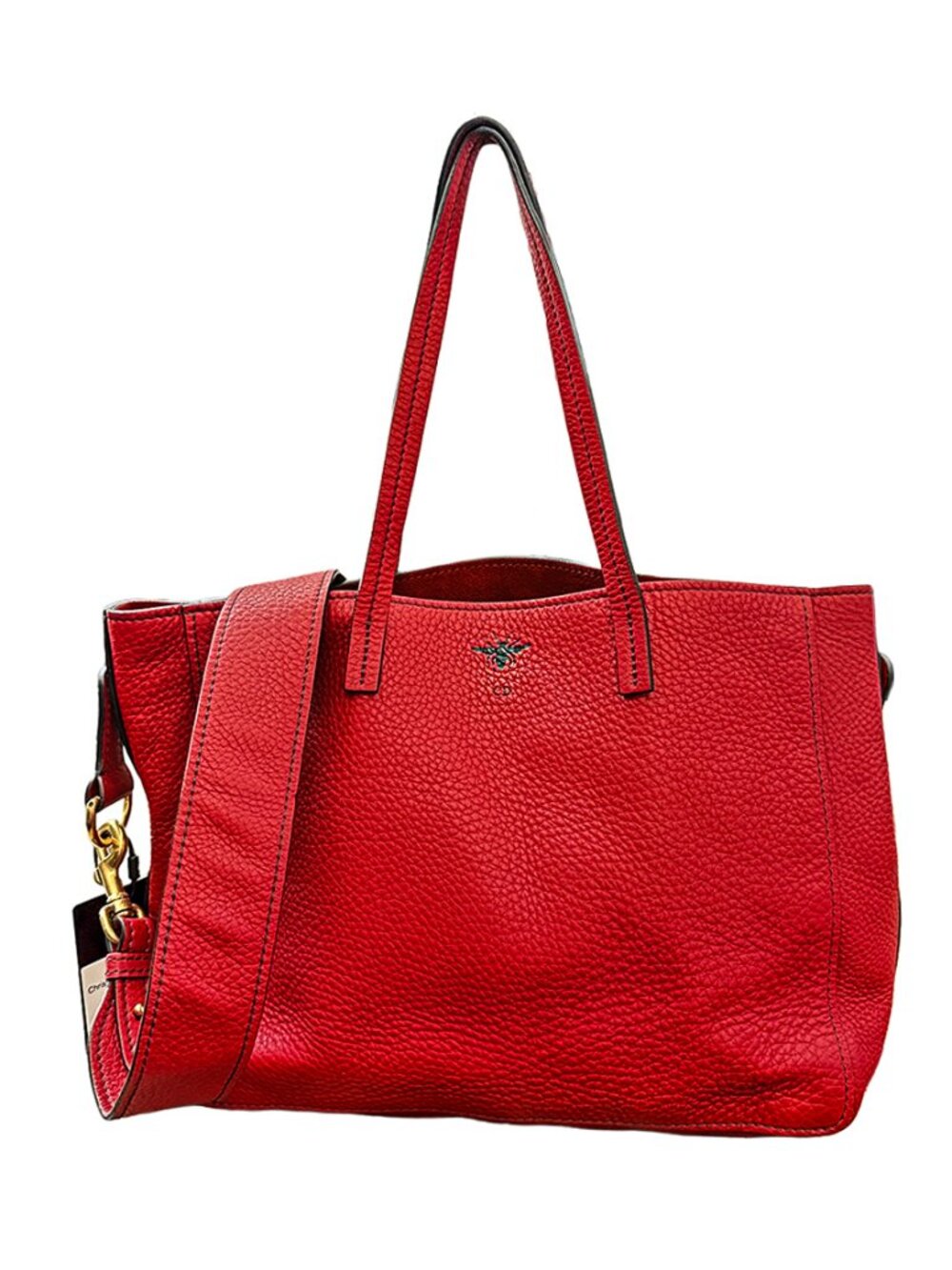 Christian Dior Vintage Bee Tote Bag with Strap